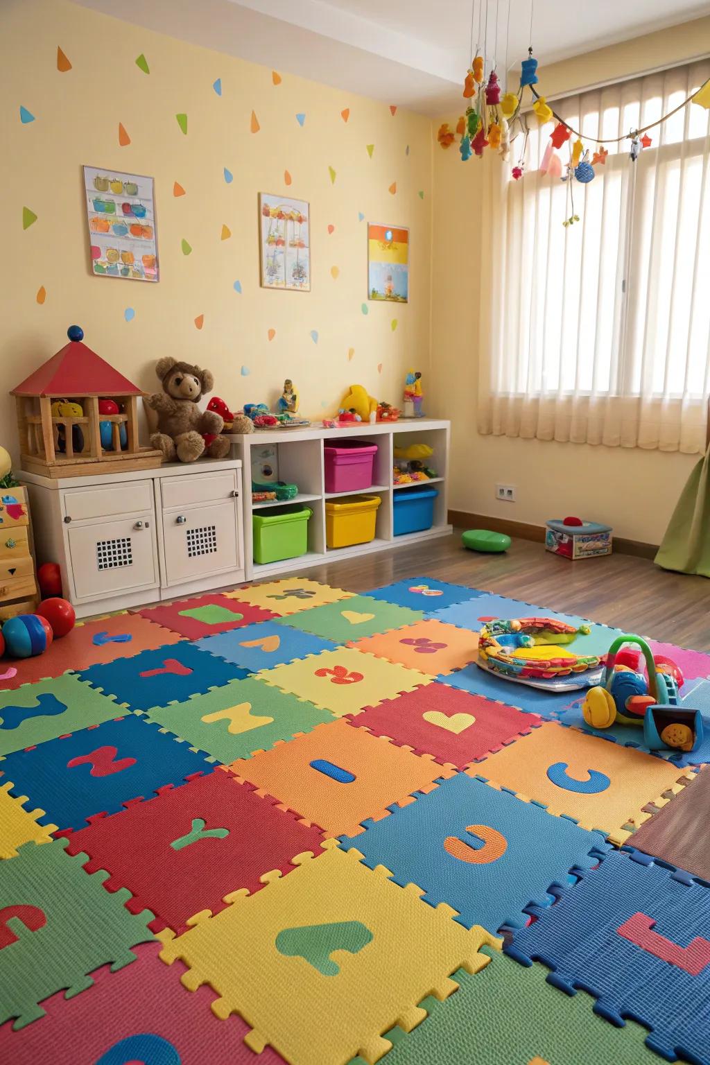 Connecting mats provide versatile solutions for dynamic spaces.