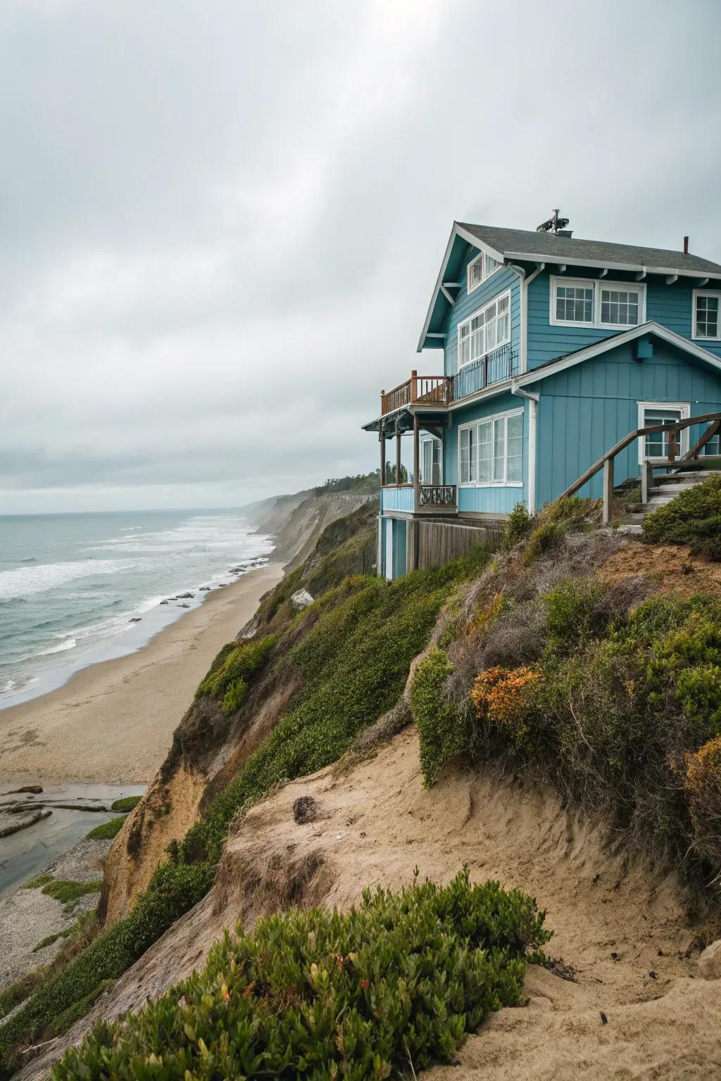 Azure foundations look amazing in coastal settings.