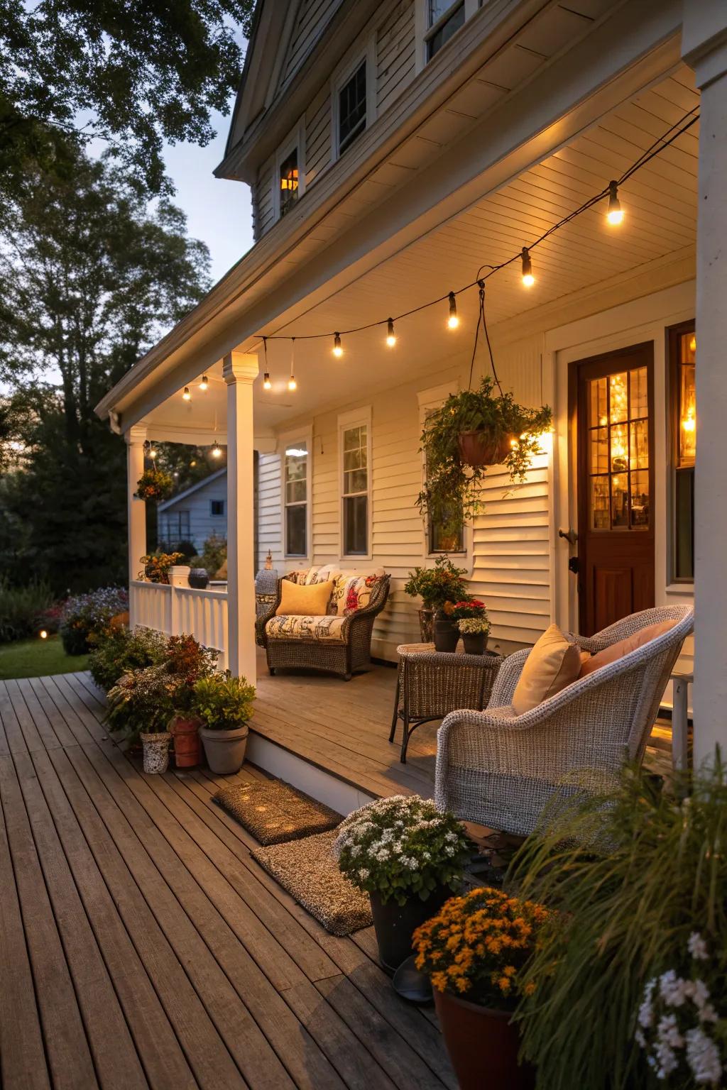 Make your entrance warm and inviting.