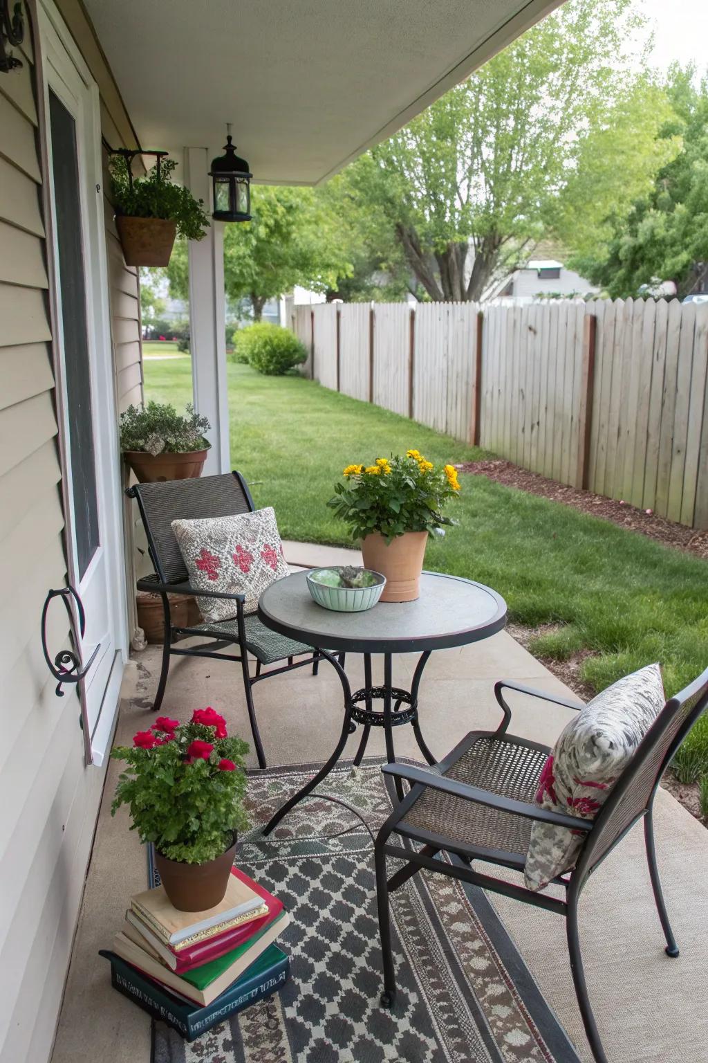 A functional design improves porch use.