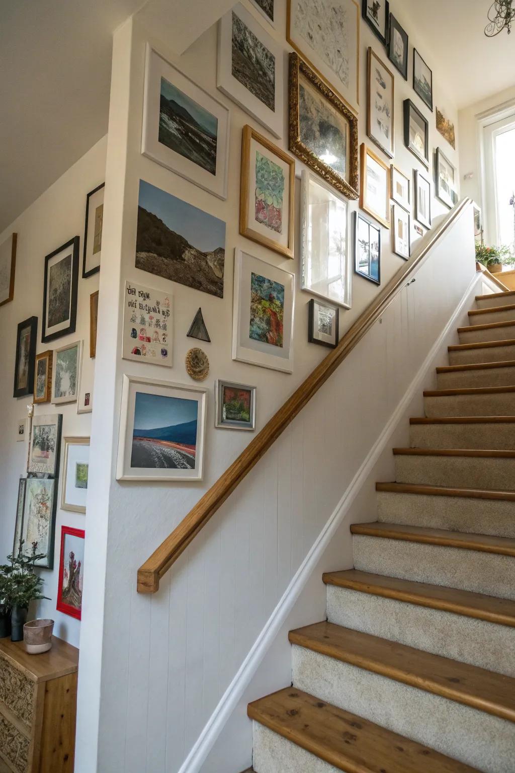 An imperfect layout introduces a dash of casual elegance.