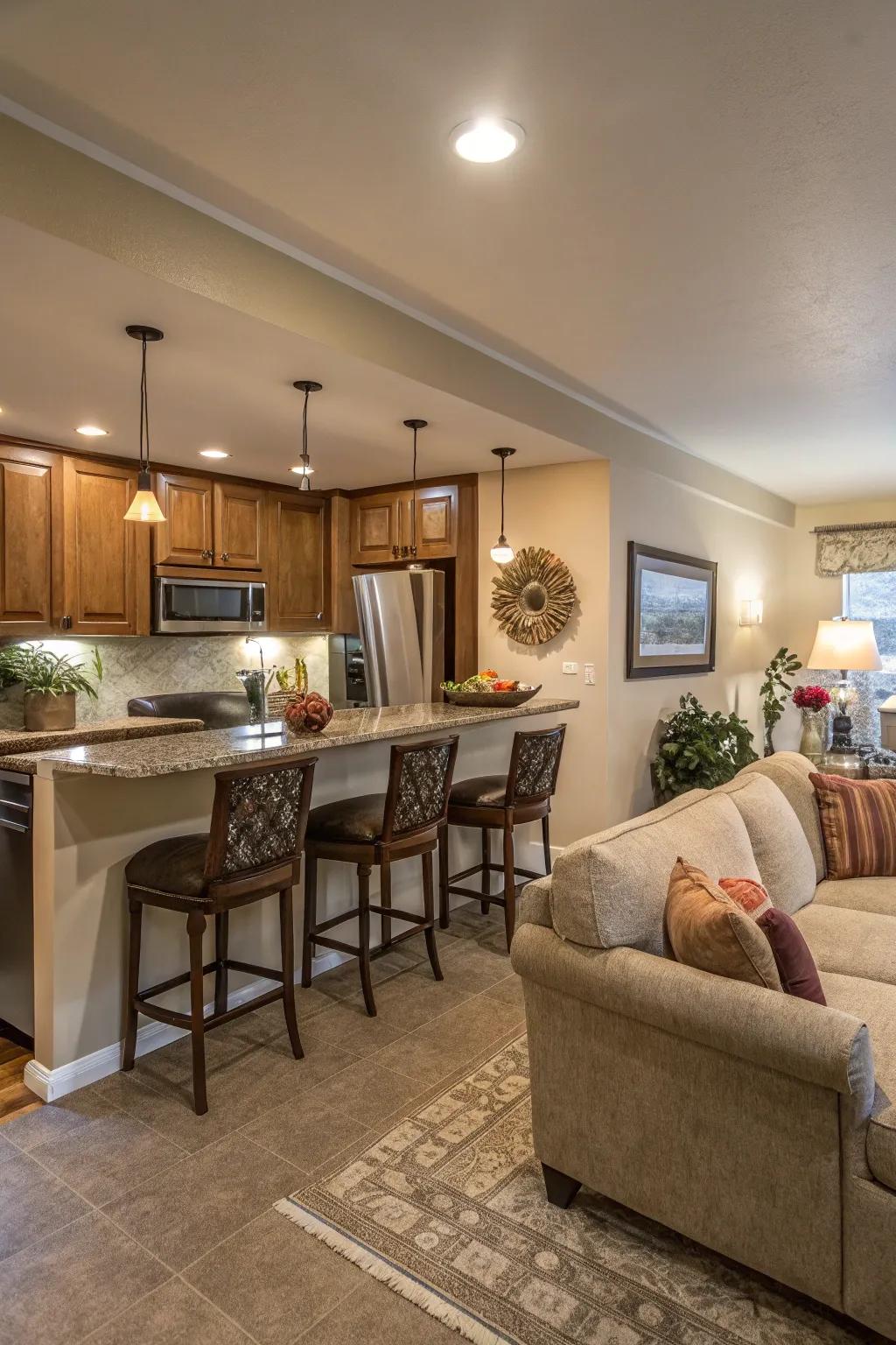 Different seating styles suit different moods and events.