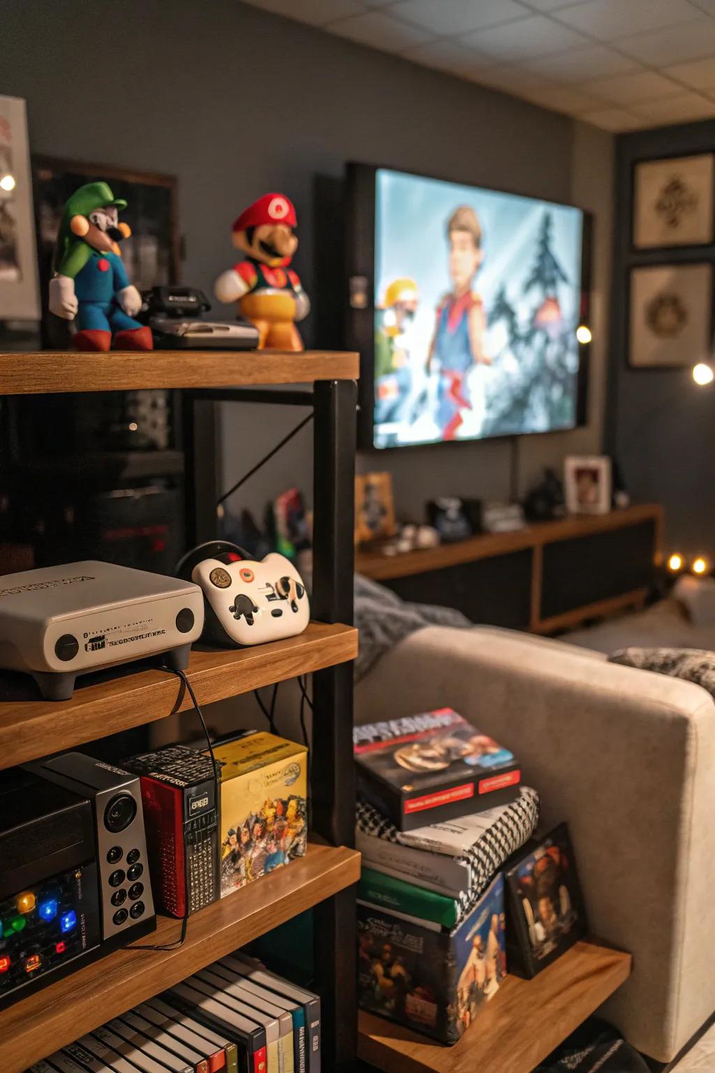 Personal touches make your gaming area unique.