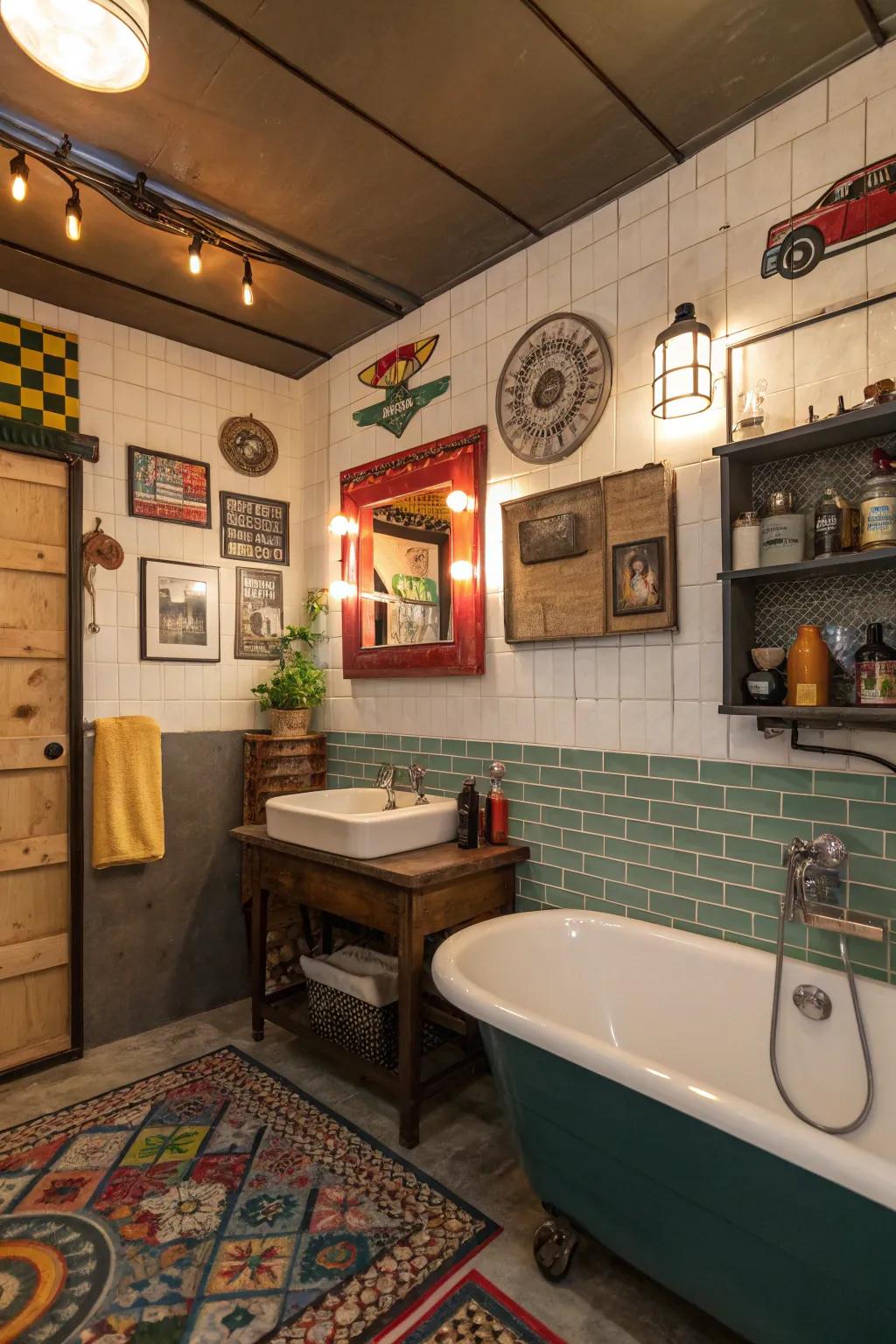 Showcase your personality with an eclectic mix of styles and treasures.