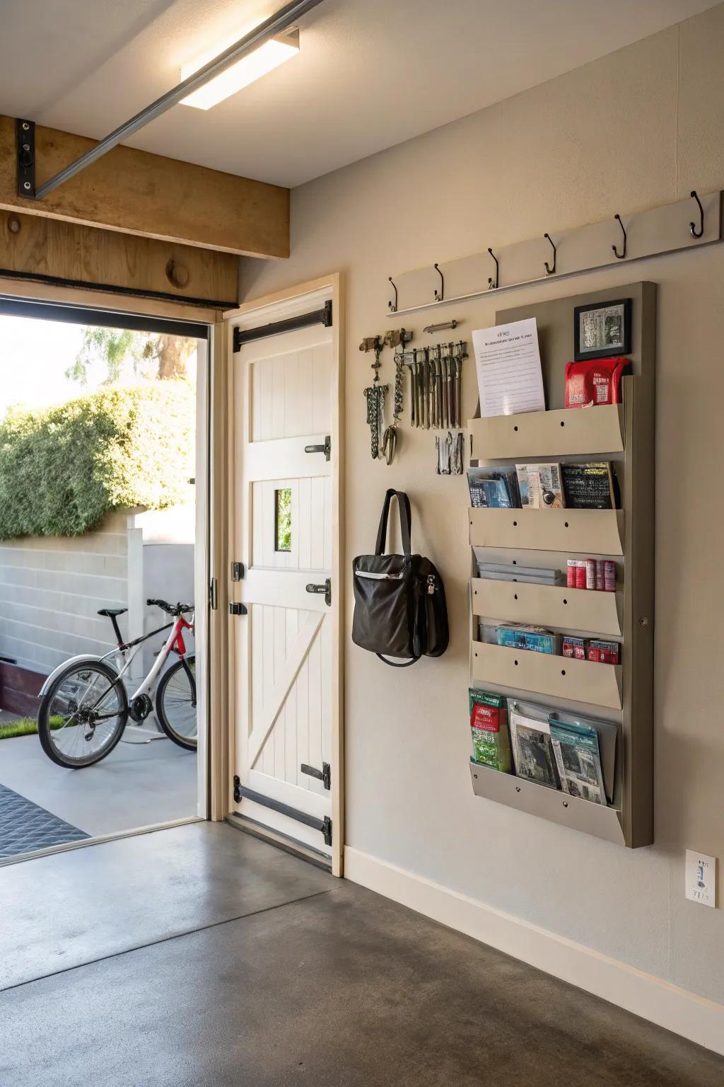 A key and mail station keeps your entryway organized and clutter-free.