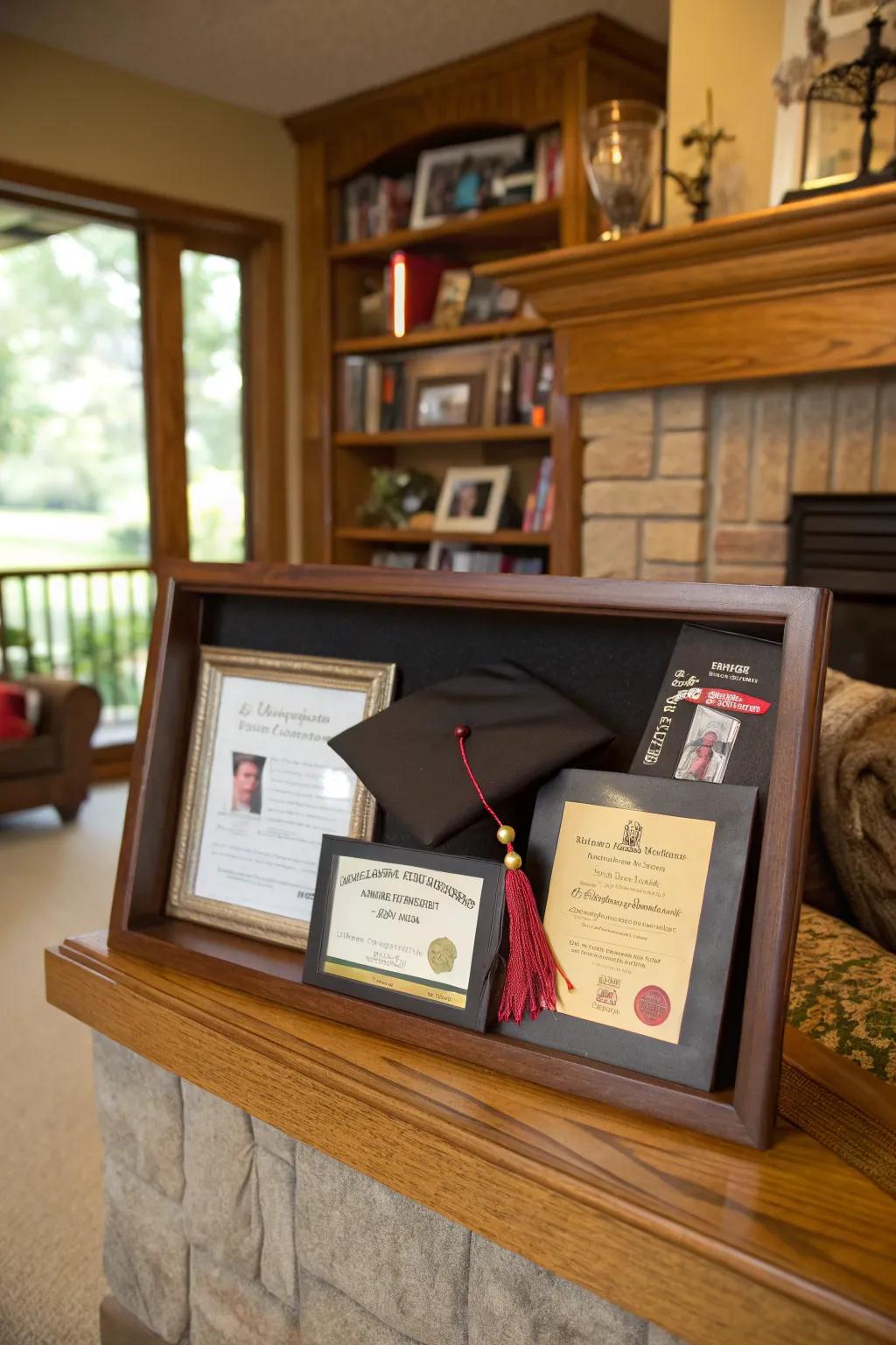Keepsake cases add depth and a hint of nostalgia to your display.