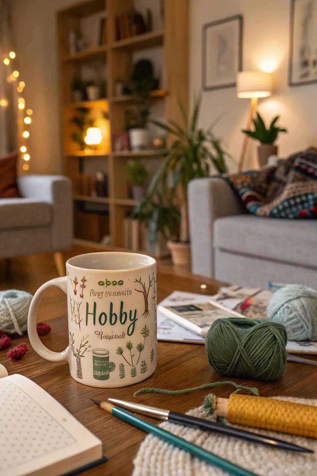 A mug embracing grandpa's interests.