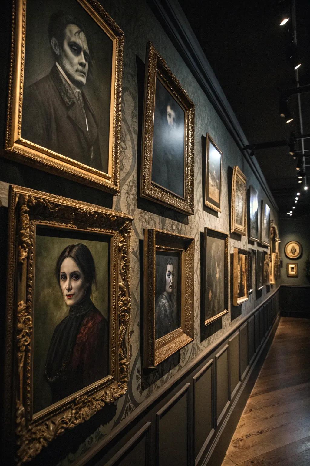 Scary wall decor can turn your space into a haunted display.