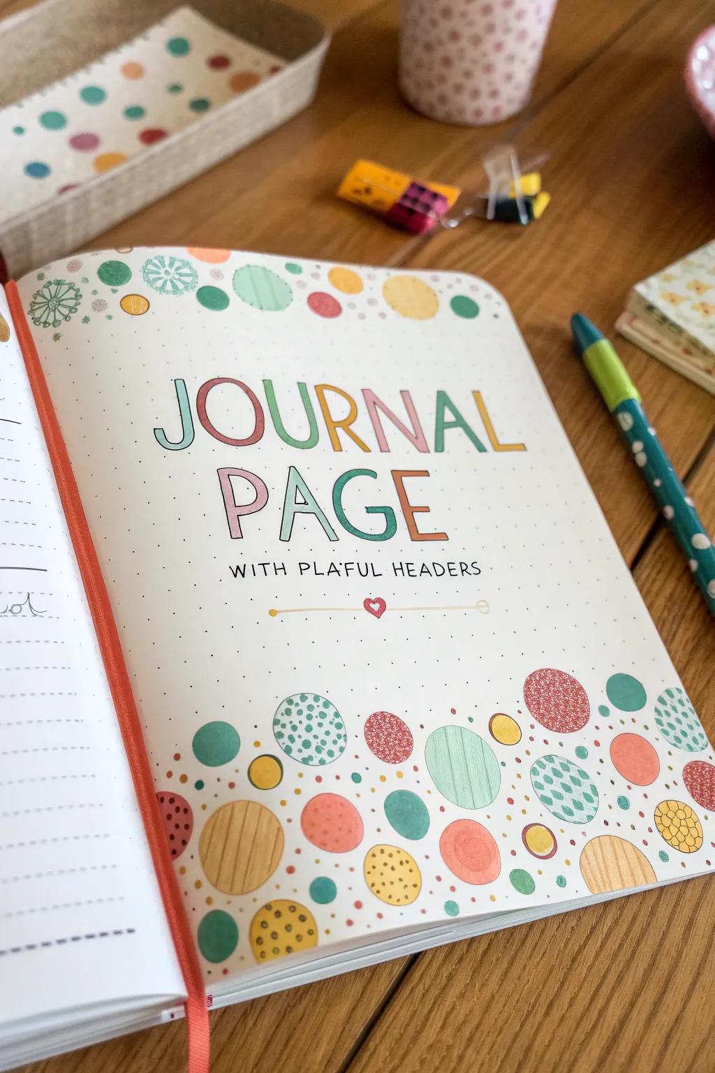 Playful designs bring joy to your titles.