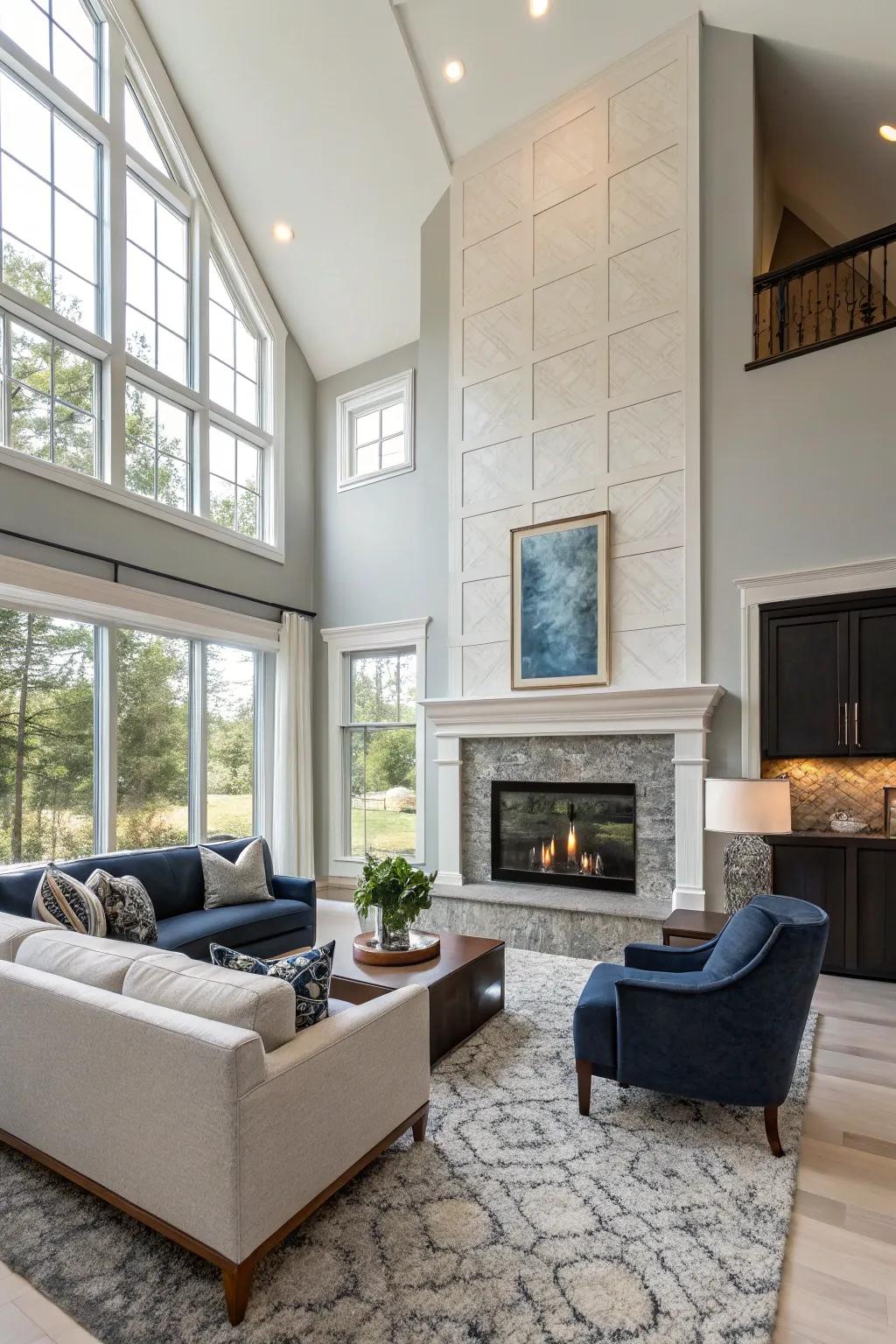 Two-tone designs contribute depth and sophistication.