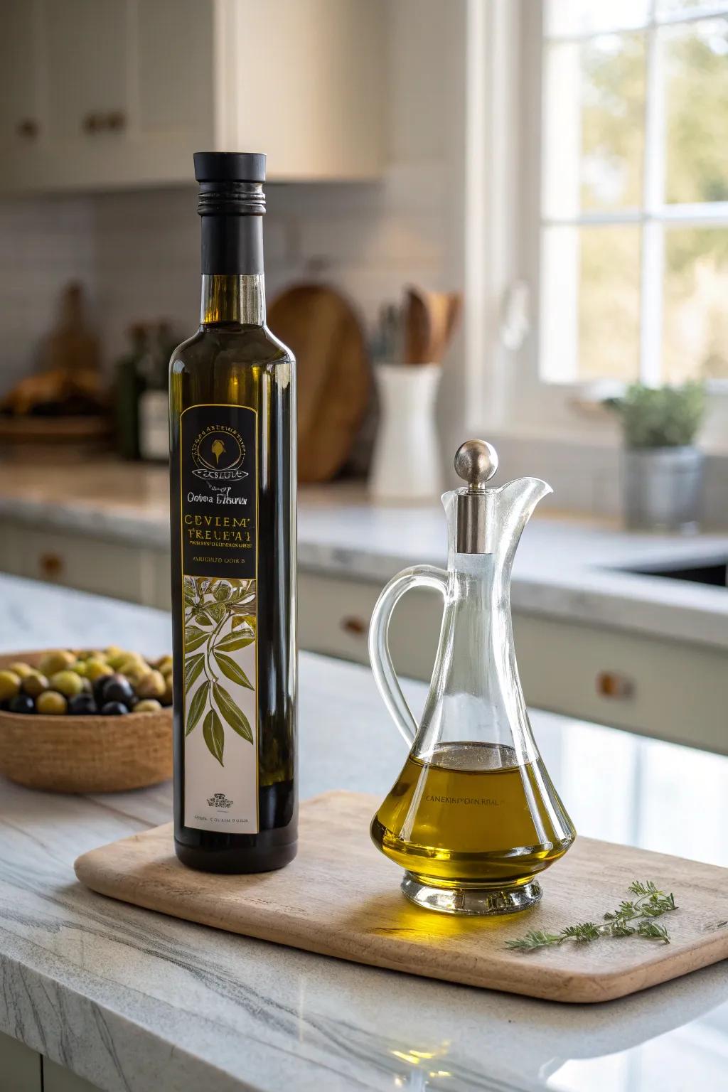 Premium oil, perfect for elevating any culinary creation.