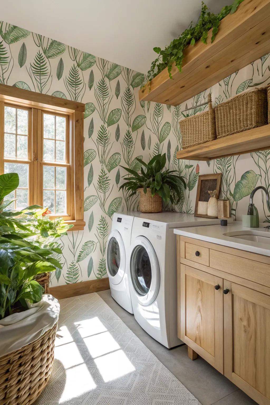 Leafy designs infuse your space with natural energy.