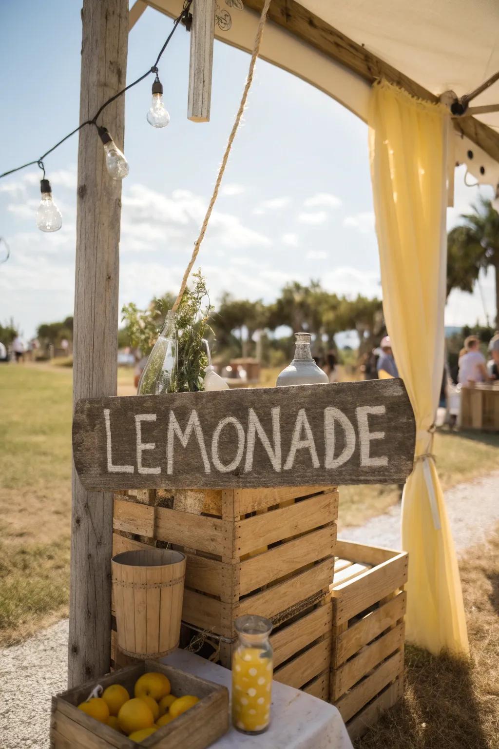 Eco-safe displays add unique texture and sustainability.