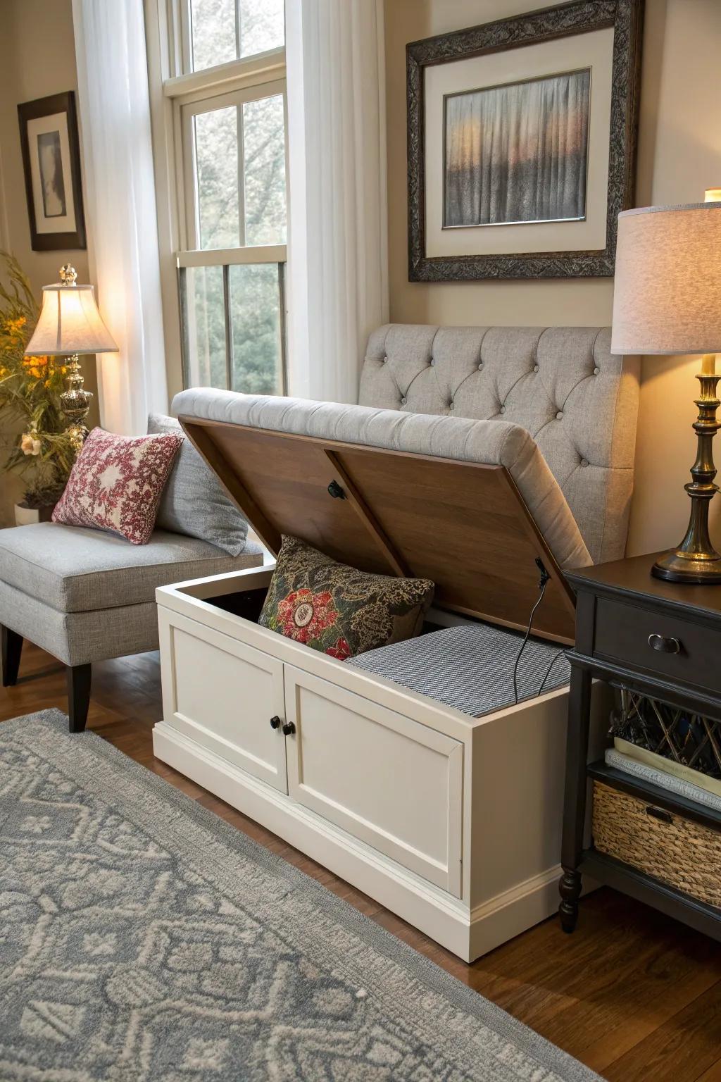 Furniture that changes saves space.