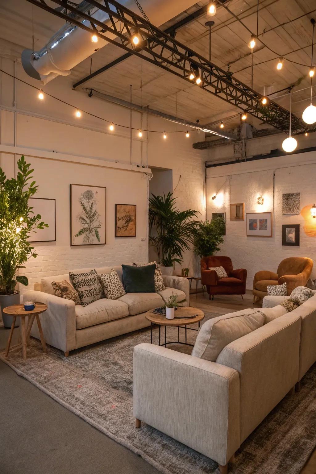 Cozy living area with inviting seating.