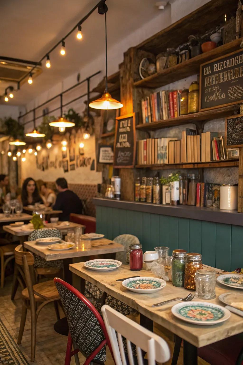 Handmade decor adds a personal and unique touch.