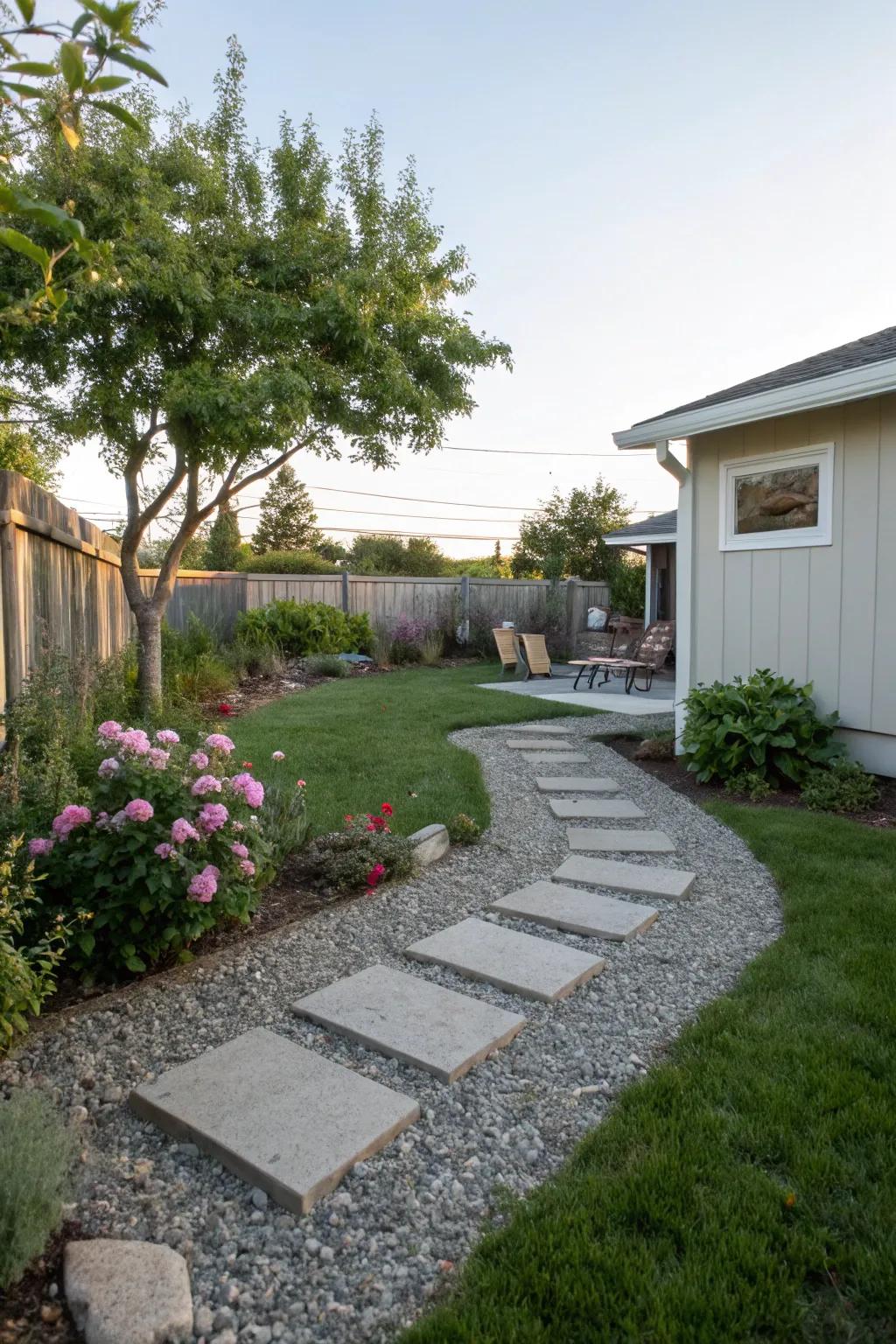 Attractive paths that enhance your backyard’s functionality and flair.