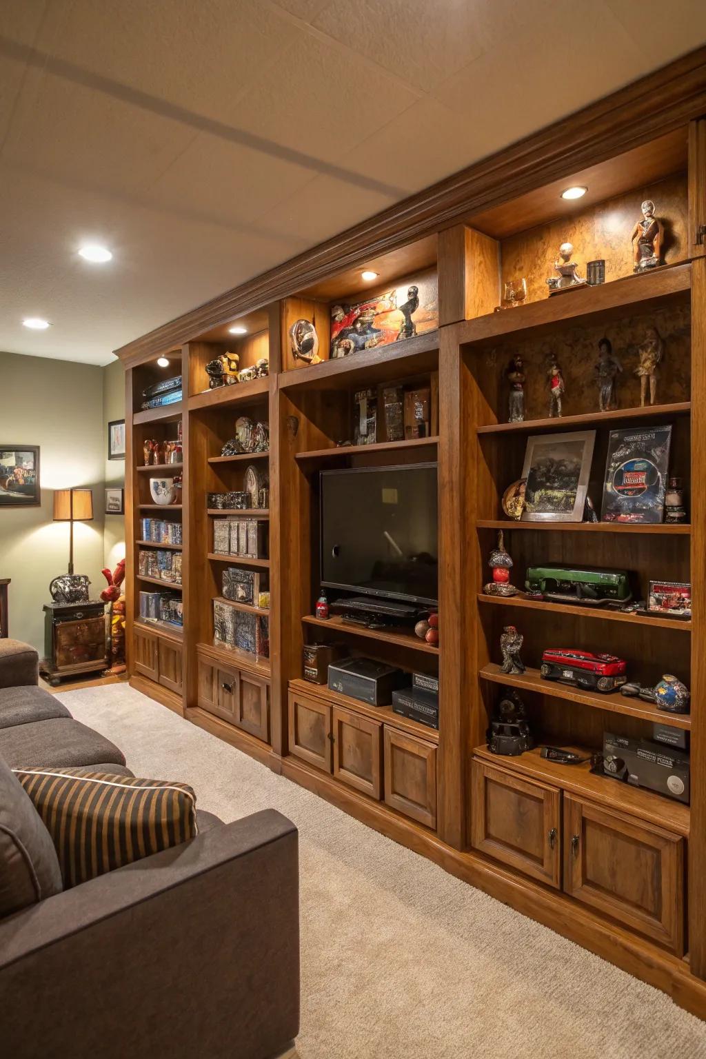 Personalized shelving maintains organization and individuality in your area.