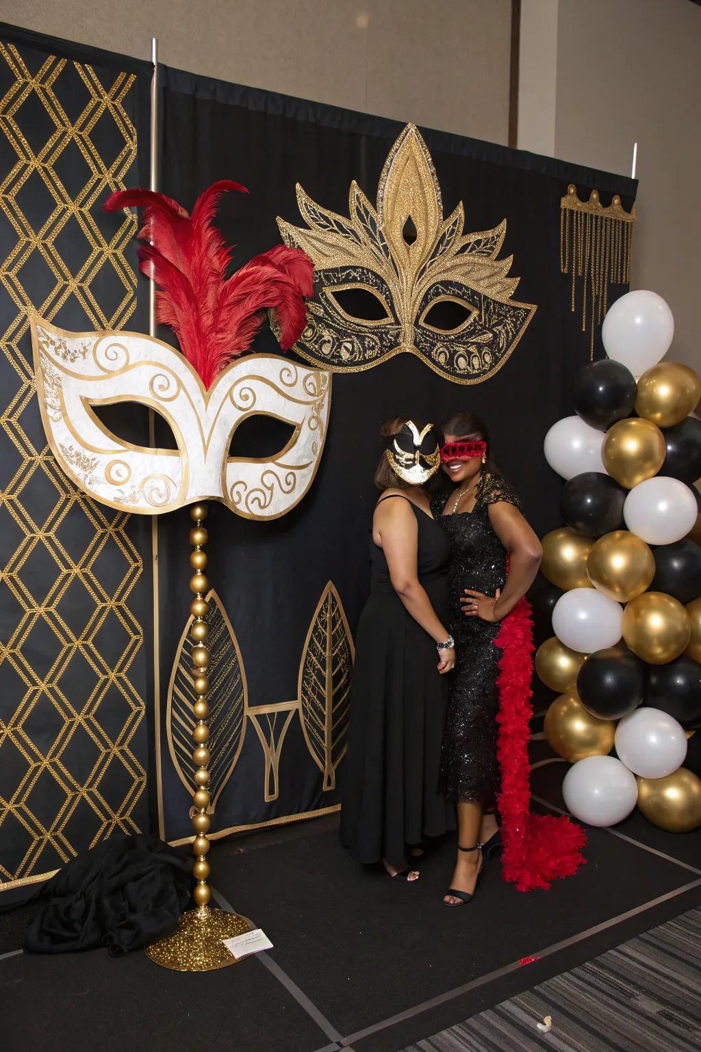 A captivating photo backdrop, perfect for capturing memories.