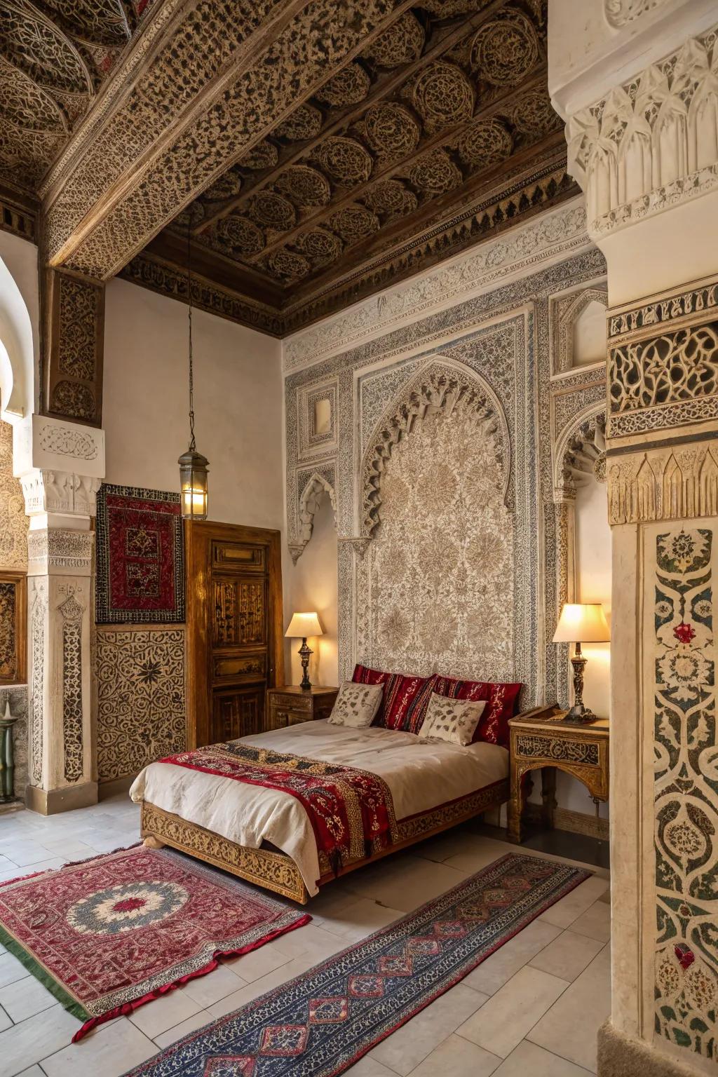 Ornate details highlight craftsmanship in Moroccan design.