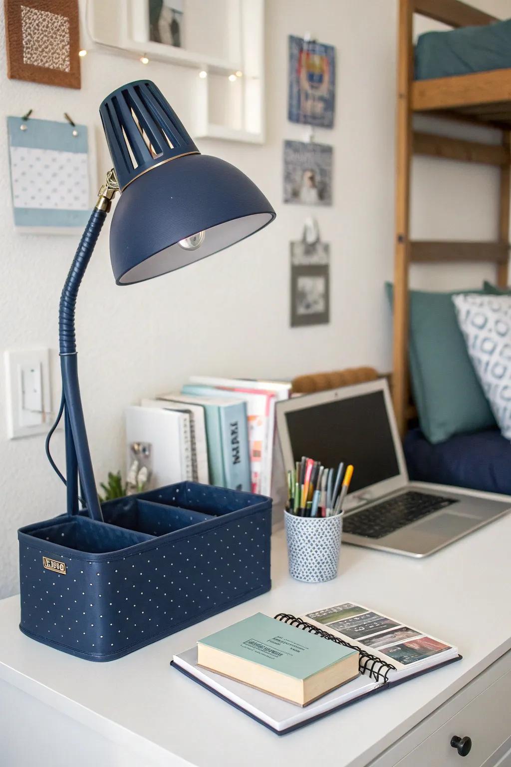 A well-organized desk area improves productivity and design.