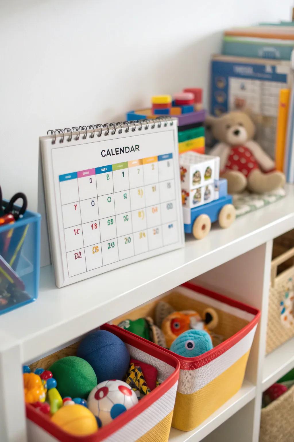 Rotating toys keeps playtime exciting.