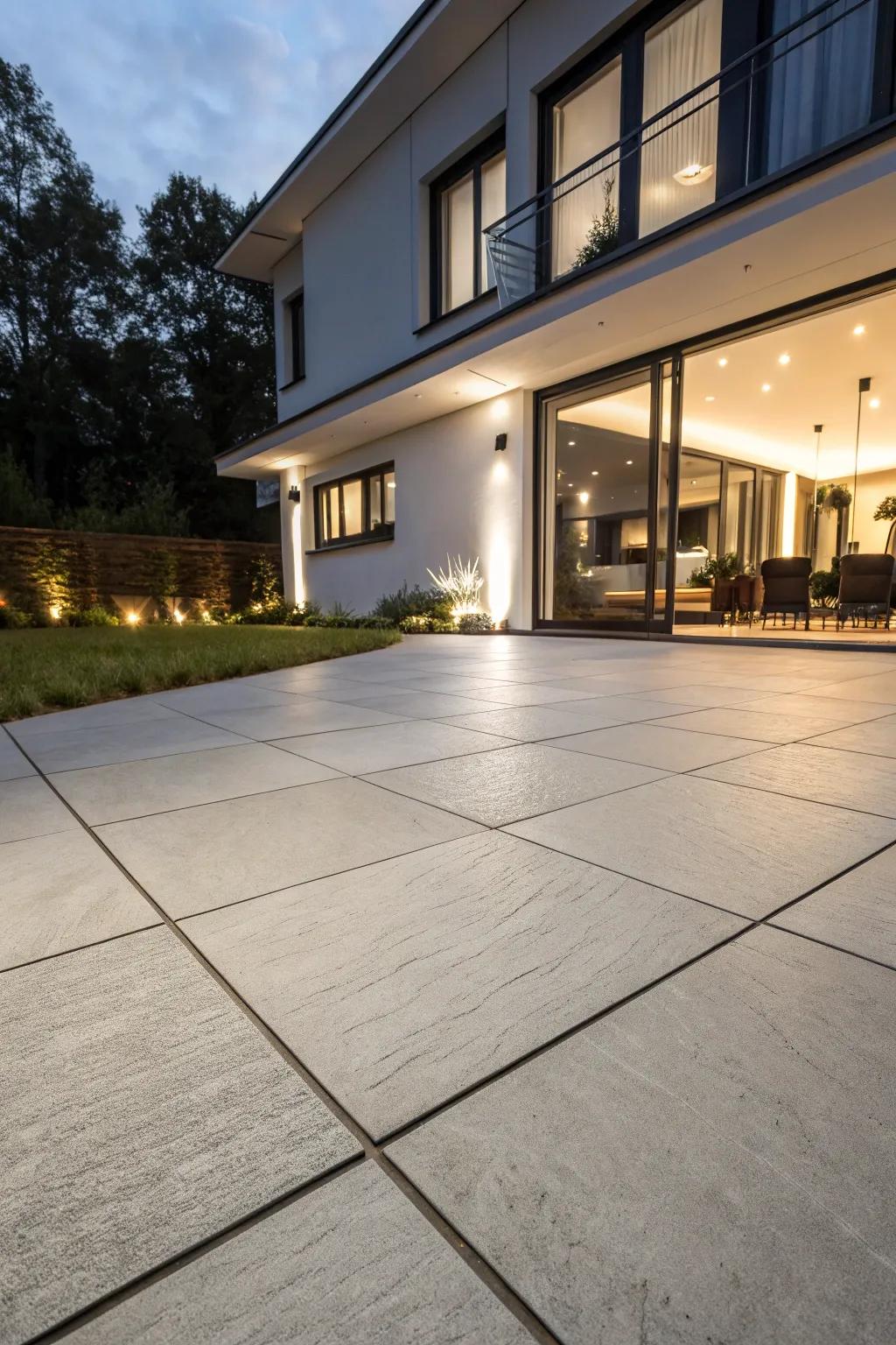 Enlarge your space with expansive tiles.