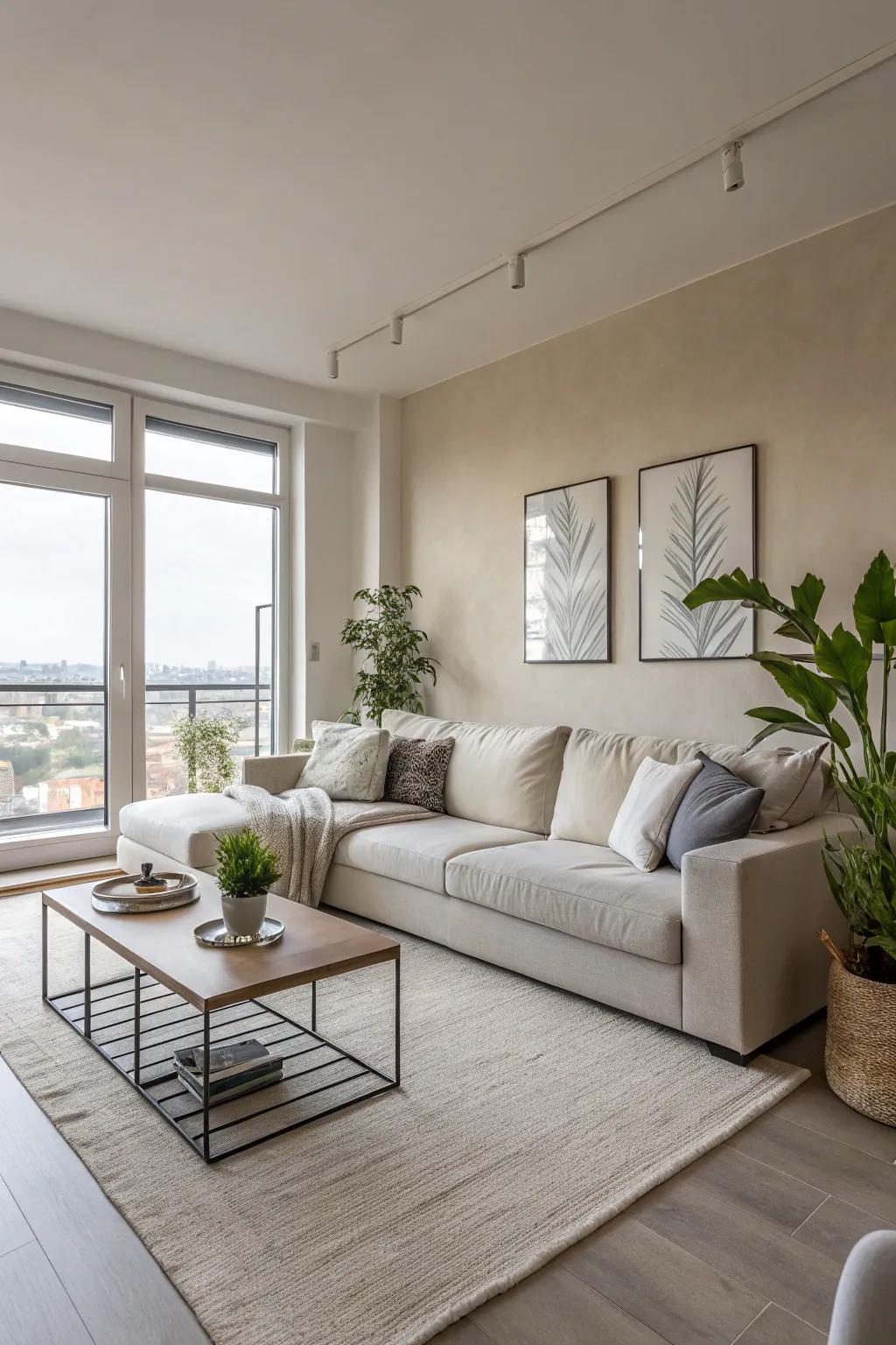 Minimalism brings peace and balance.