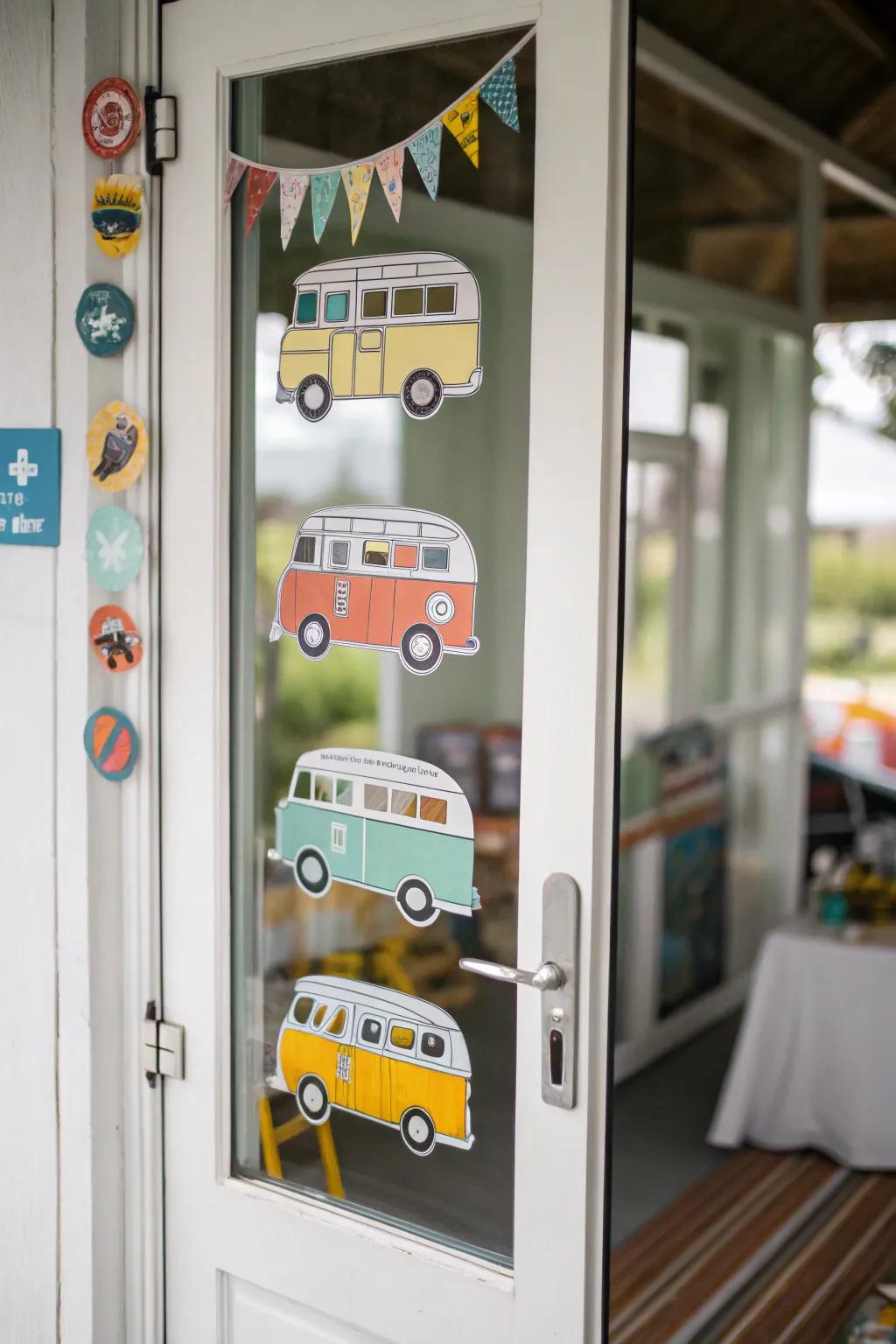 Nostalgic retro van designs for an adventurous spirit.