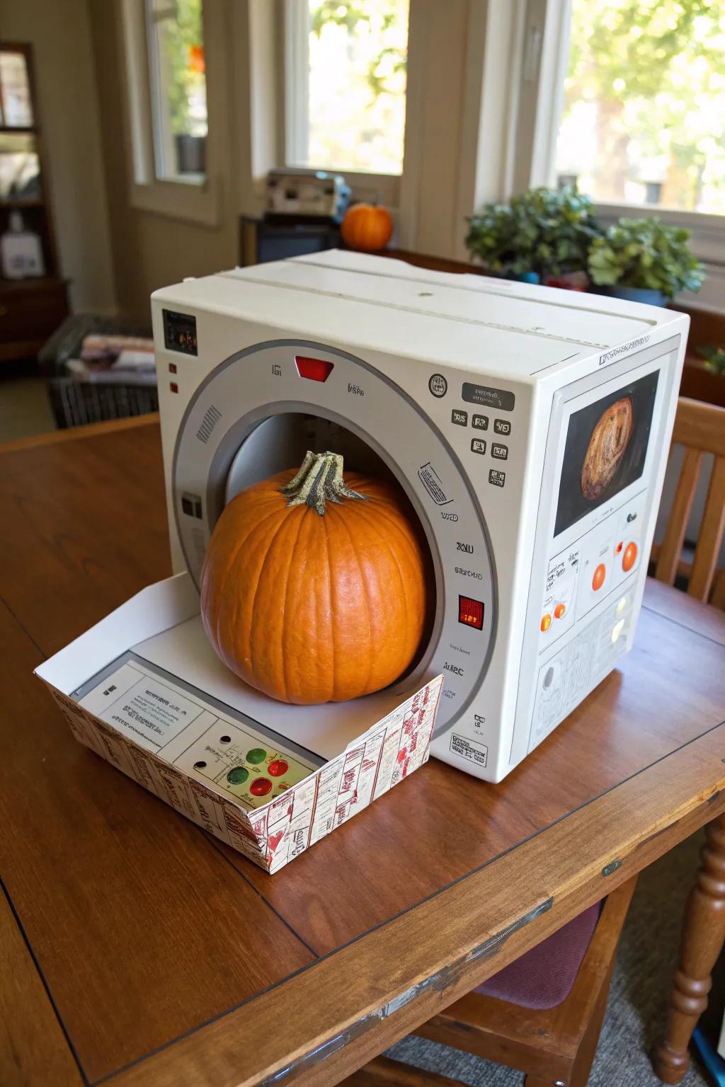 MRI pumpkin for imaginative decoration