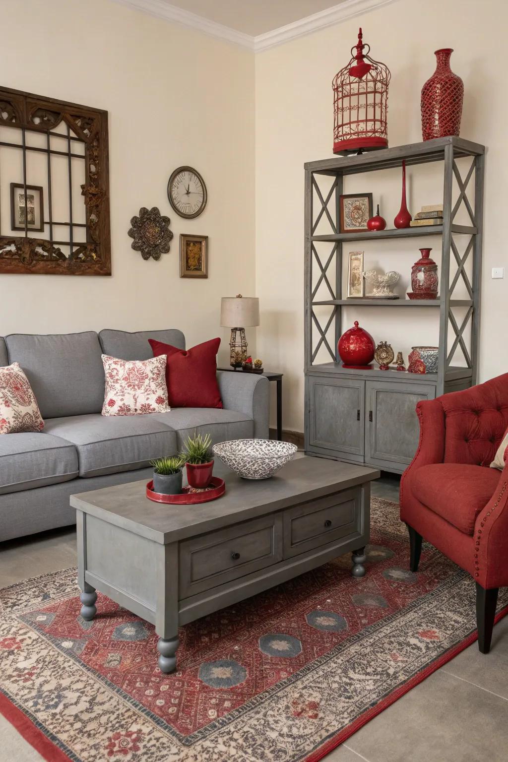 A merger of modern and antique elements extends a distinctive aesthetic.