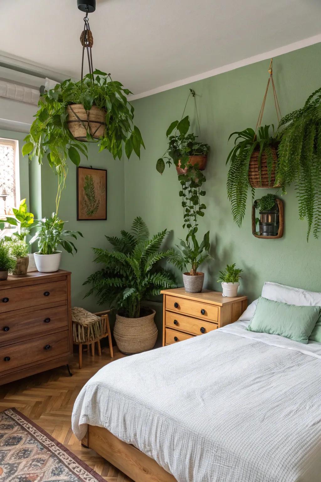 Plants bring in freshness and vitality.