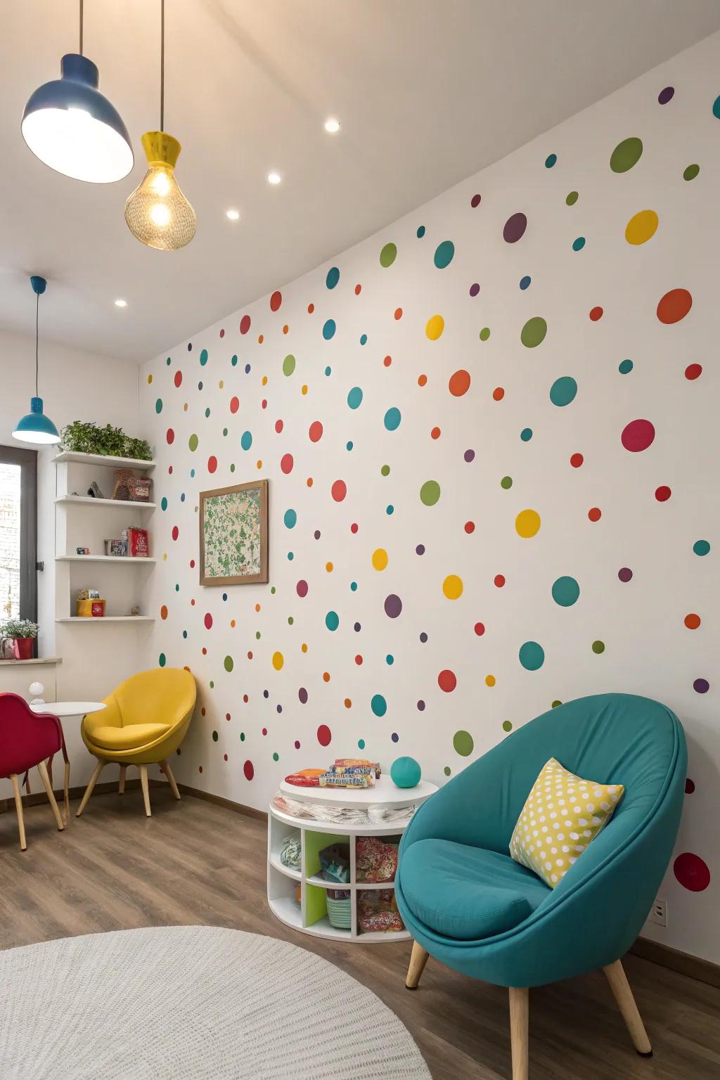 Spots deliver a lively, playful sensation to your selfies.