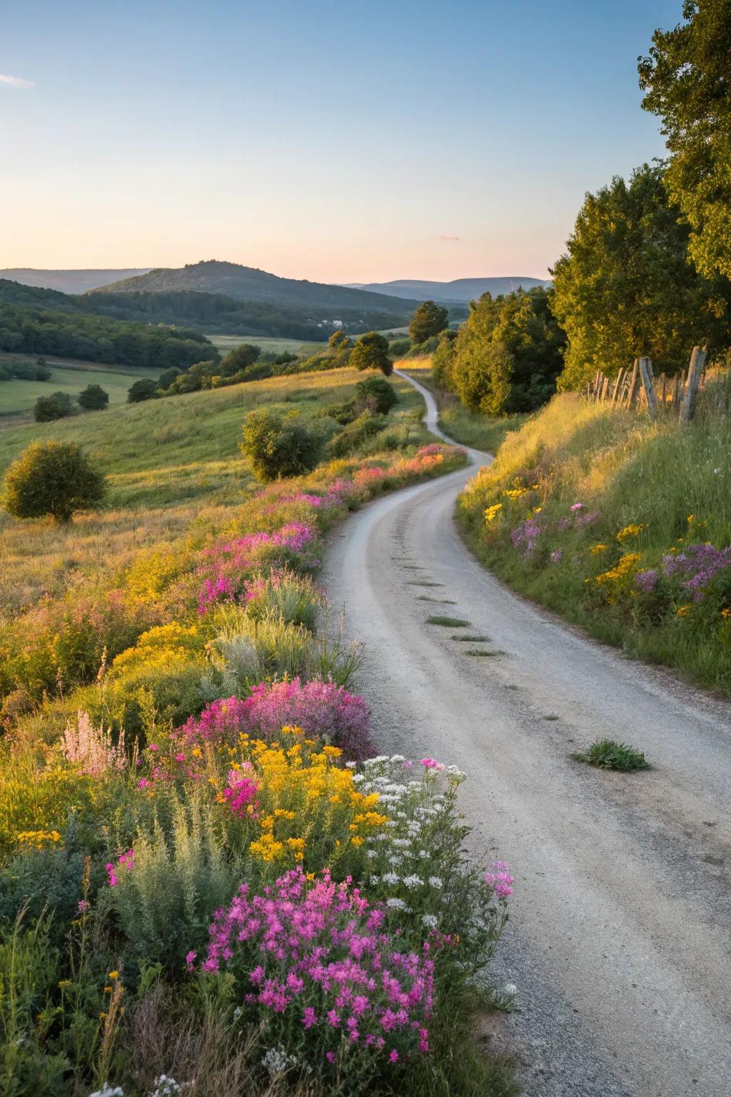 Untamed blossoms contribute energetic pigment and allure.