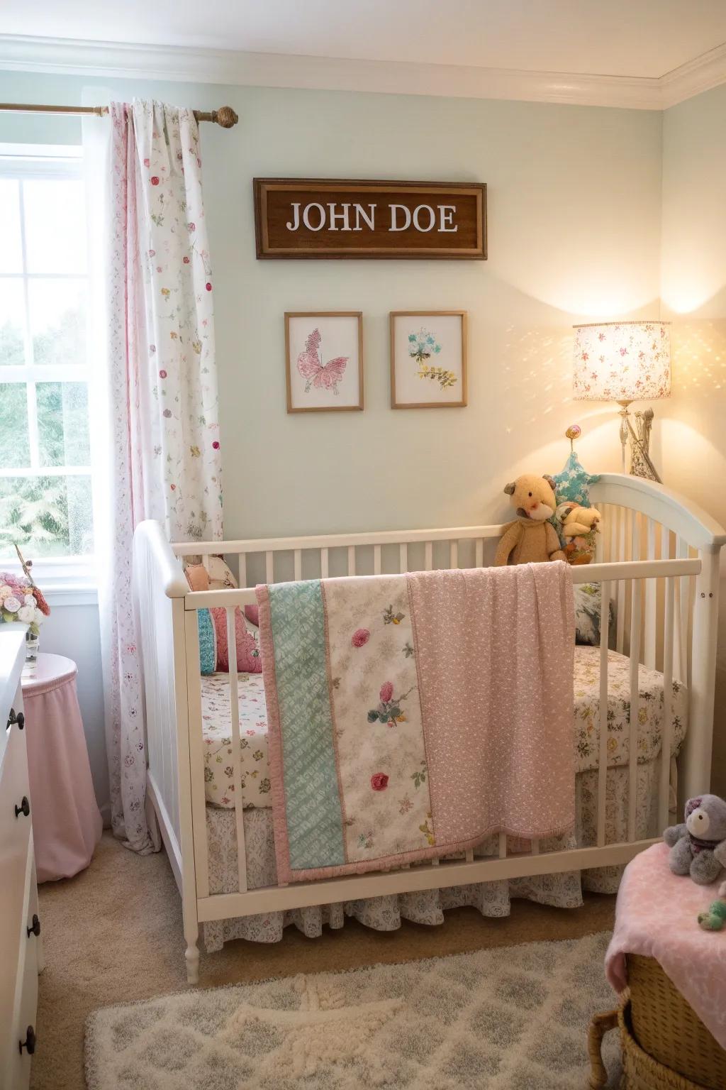 Individual touches make the nursery feel uniquely special.