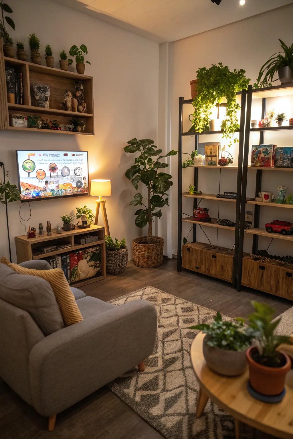 Decor gives your gaming room a personal touch.