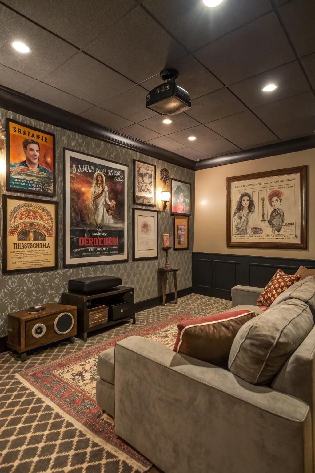 Wall decor gives personality to your area.