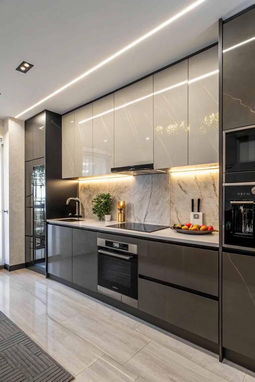 Ensure a modern style through clean design elements.