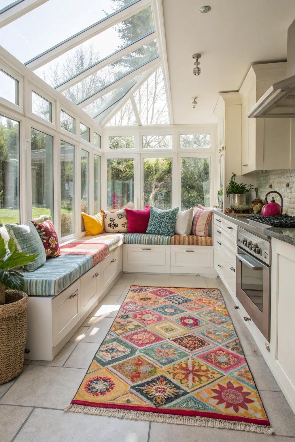 Personal touches ensure the sunroom reflects your unique style.