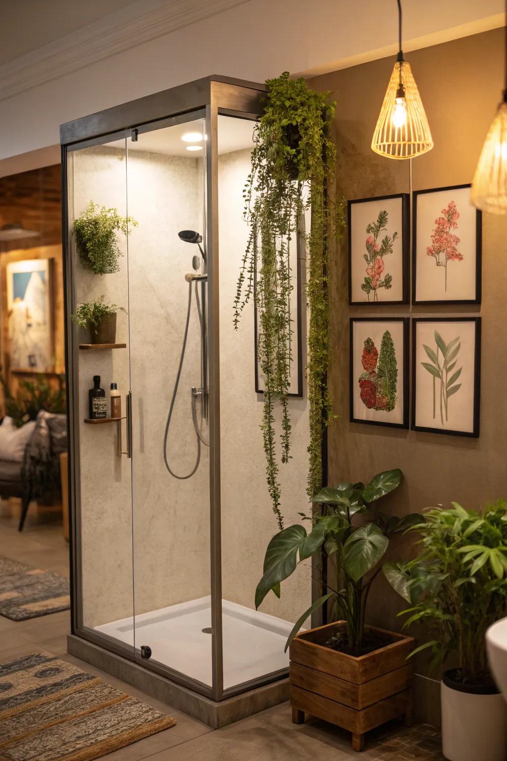 Decorative accents impart warmth and identity.
