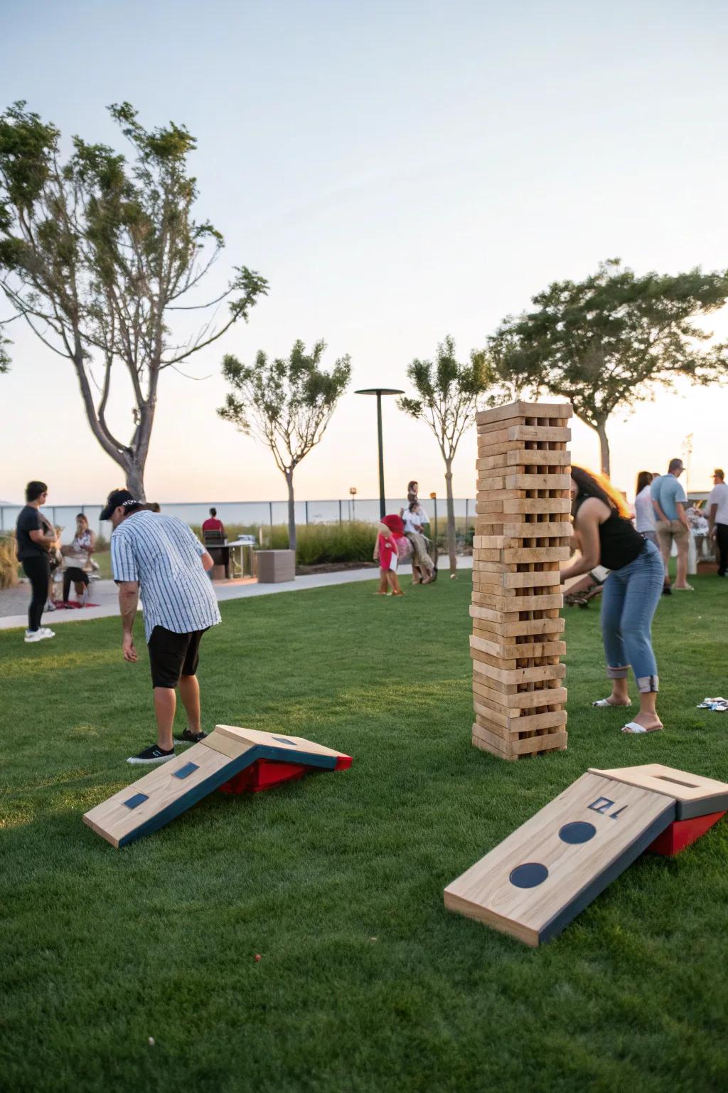 Outdoor games that bring fun and competition to gatherings.