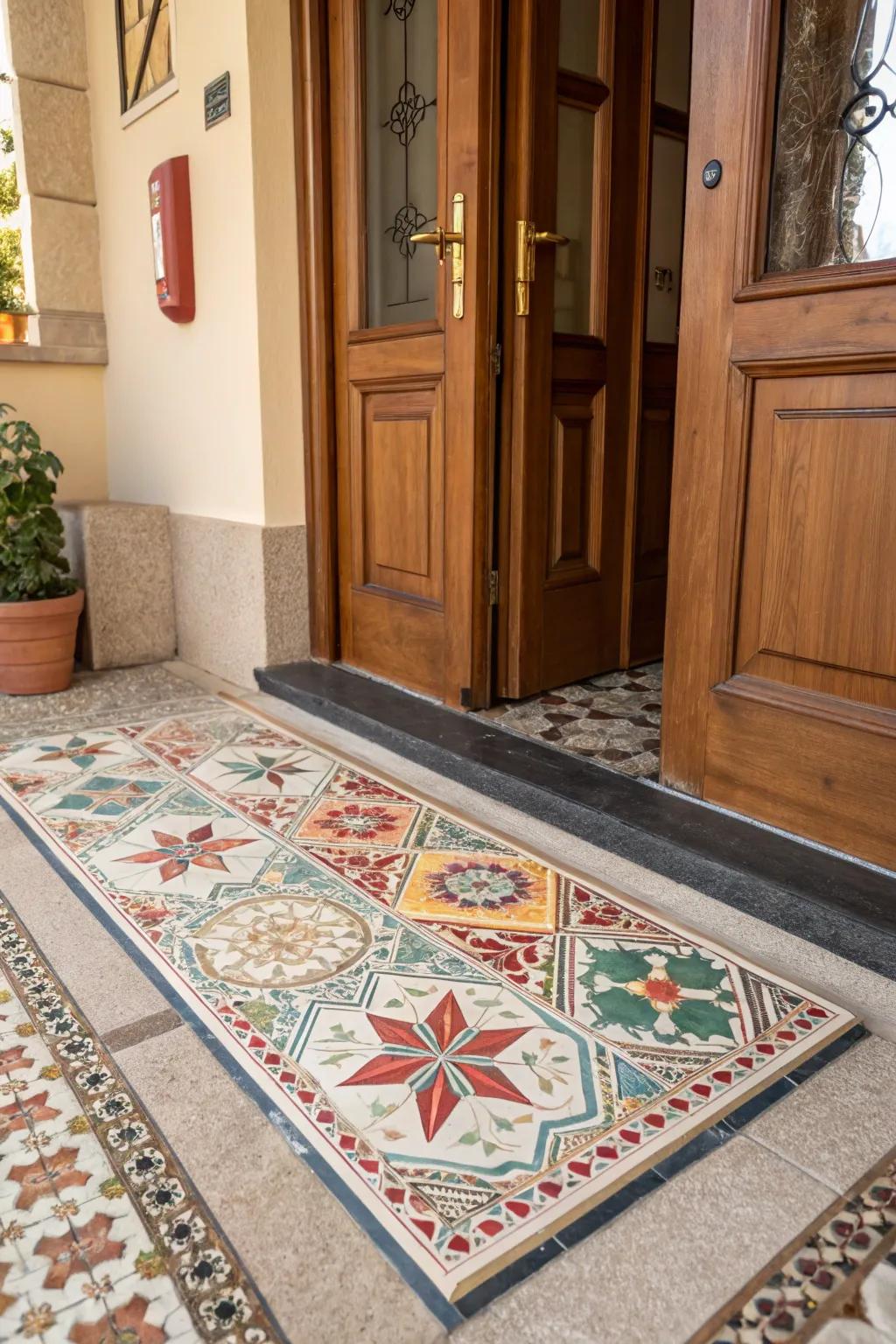 Capture timeless elegance with vintage tile designs.
