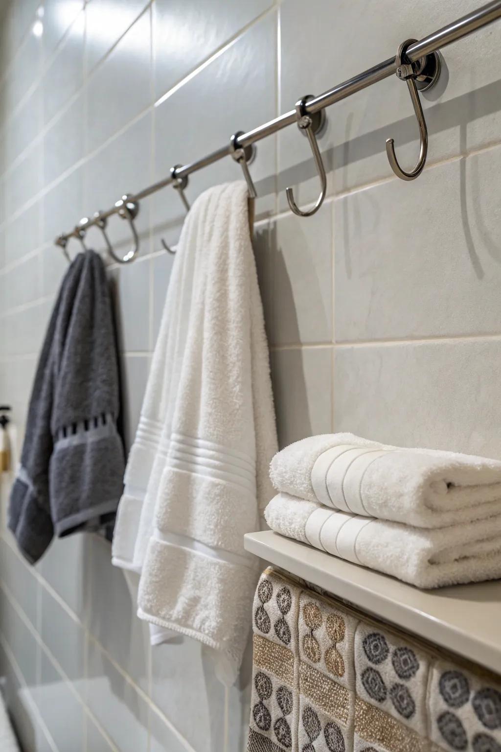 Embrace straight forwardness and elegance through minimalist alloy fixtures, offering a streamlined impression.