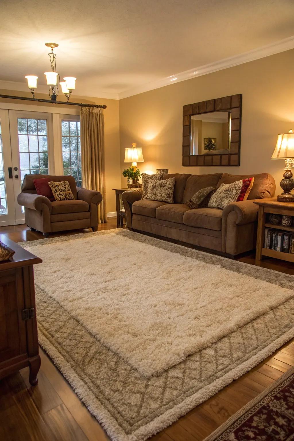 Layered coverings offering comfort and style.