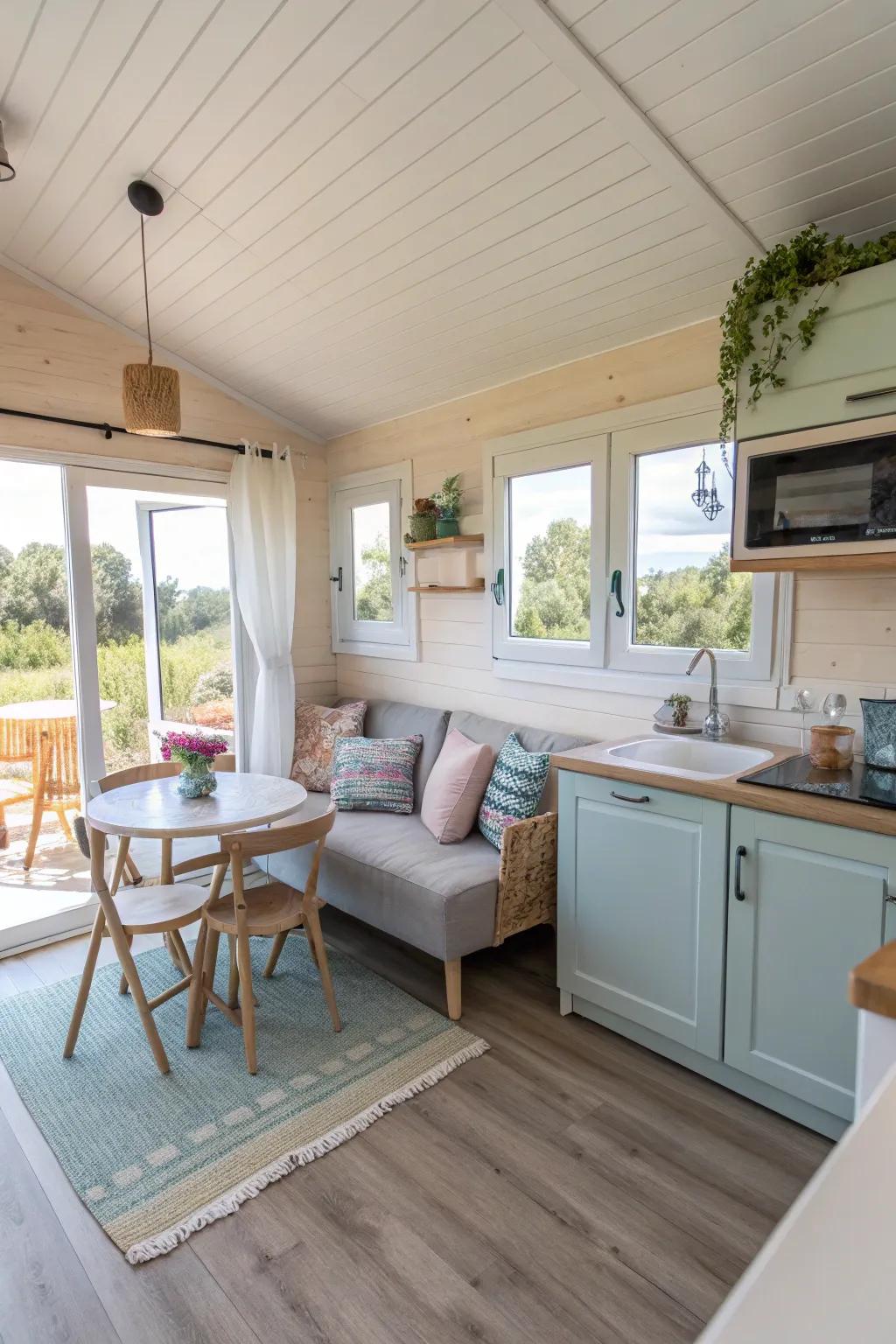 Small-scale sanctuaries can be both cozy and practical.