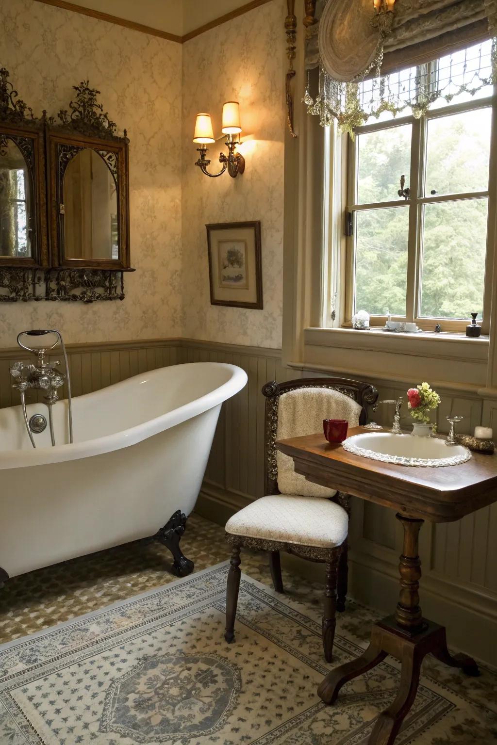 Self-supporting furniture adds opulence and comfort.