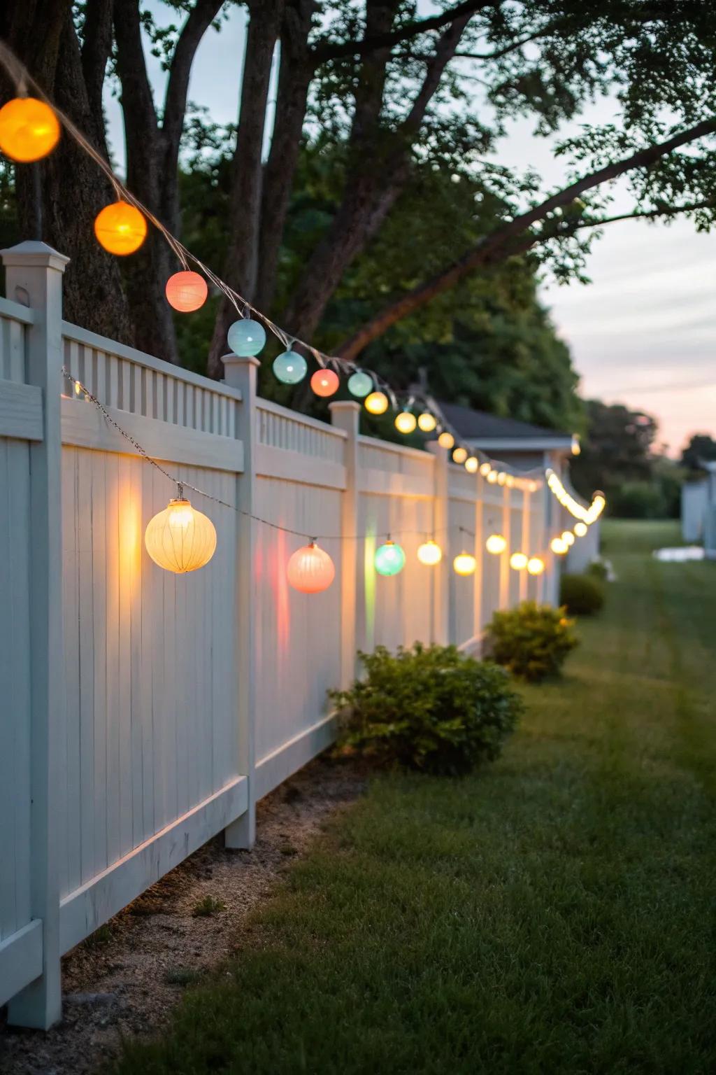 Hanging orbs introduce a touch of whimsy to your outdoor lighting.