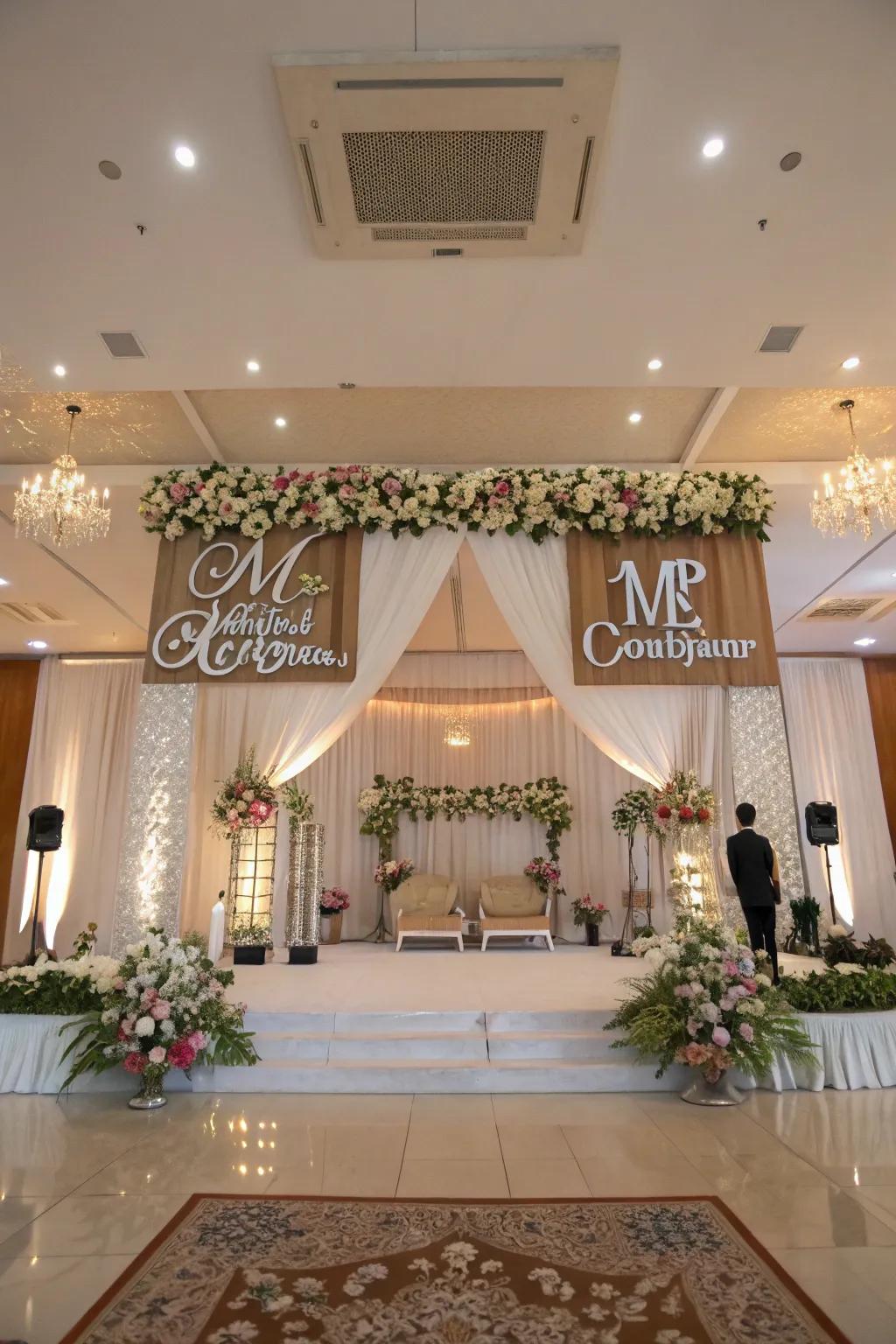 Tailored themes render your wedding truly unique.