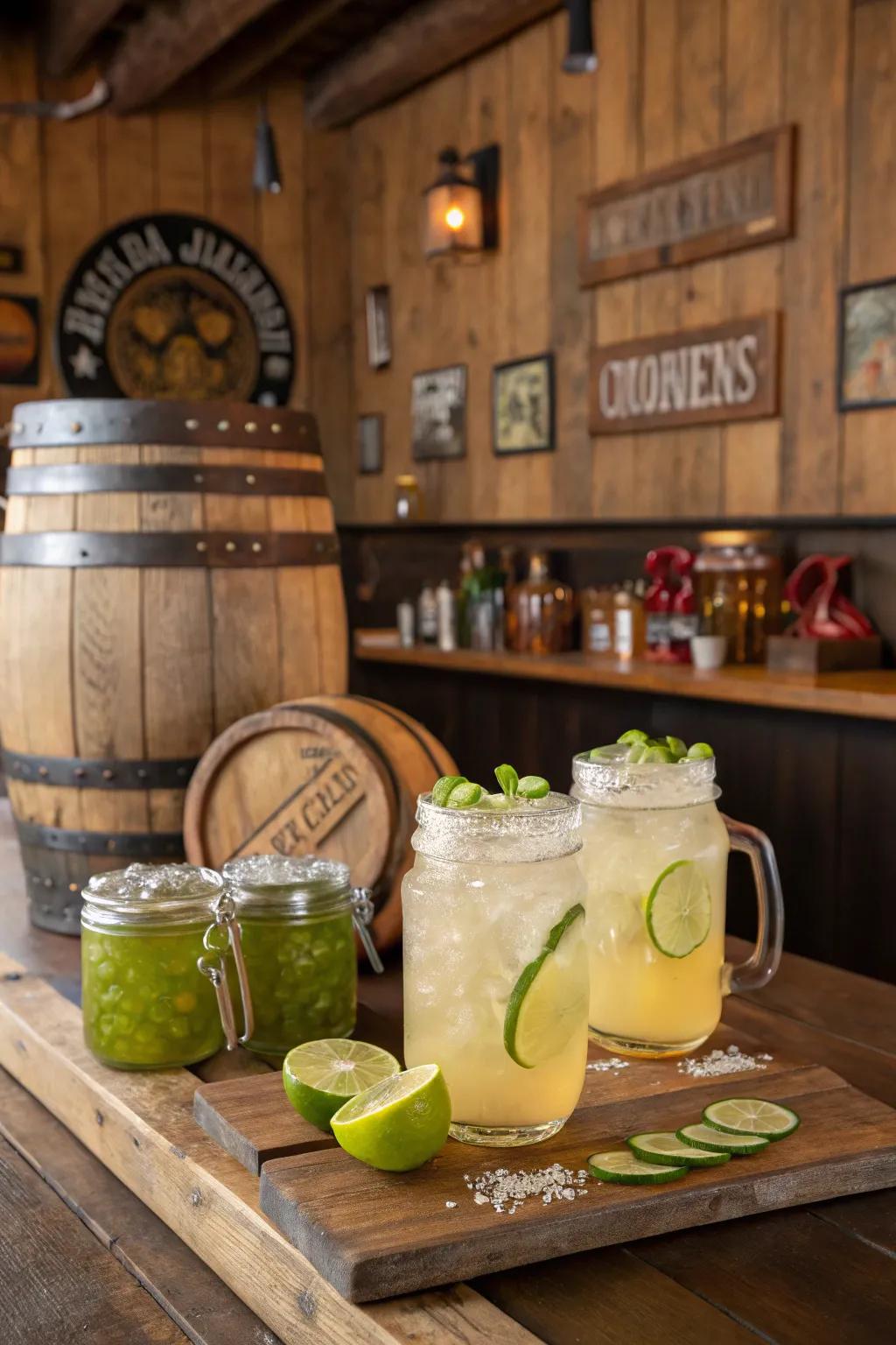 Cowpoke margaritas are a reviving signature drink.