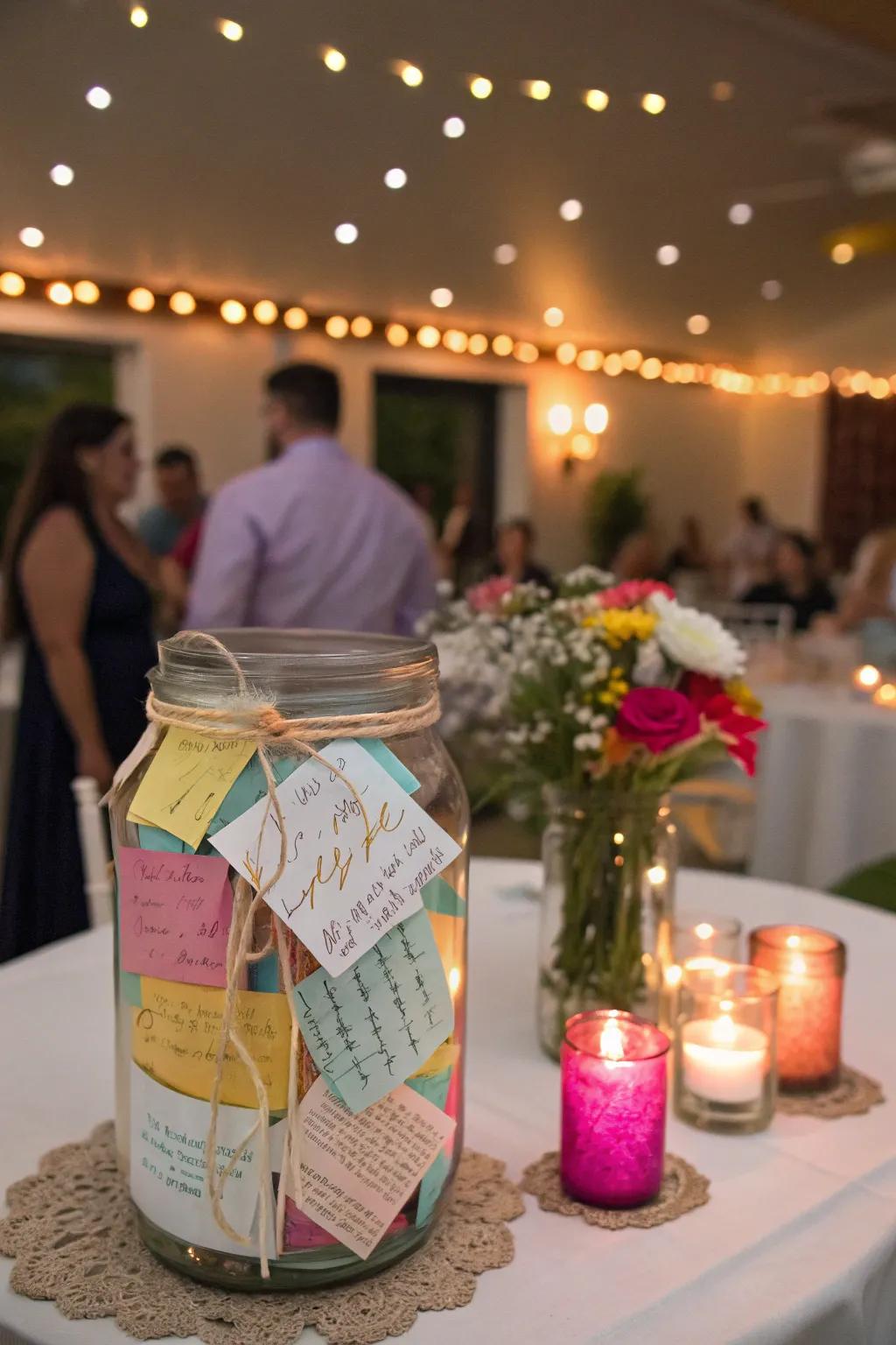 A container filled with precious moments and memories.